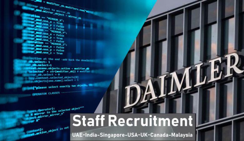 Daimler Jobs: UAE, USA, UK, Germany, France, Canada, Malaysia