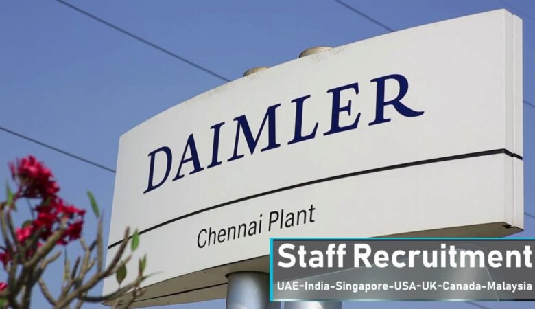 Daimler Careers: Canada, UAE, Europe, Singapore, USA, UK