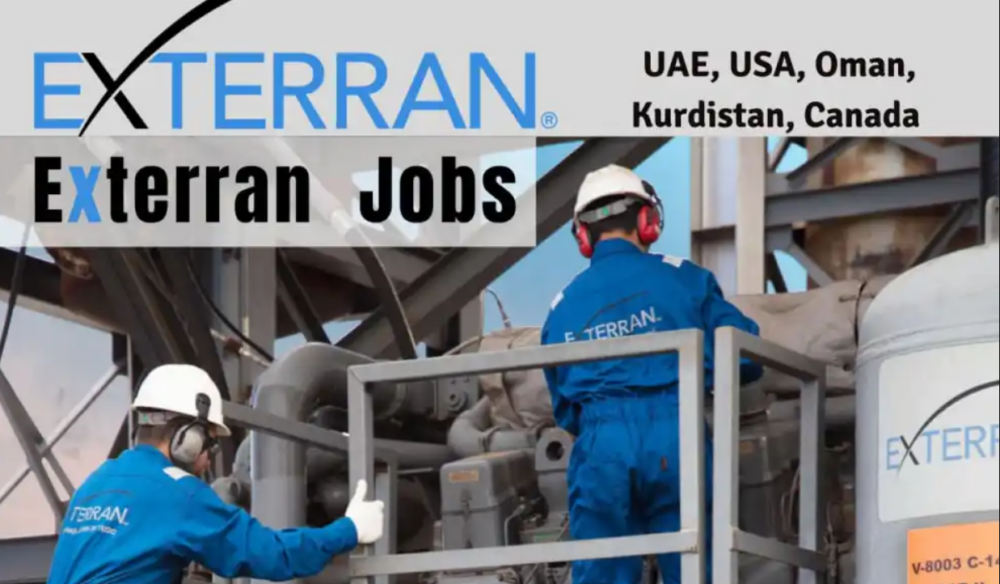 Exterran Careers USA, UAE, Australia, Canada, Oman, Latin America