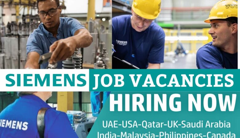 Siemens Careers UAE, KSA, Qatar, USA, UK, Singapore, Malaysia