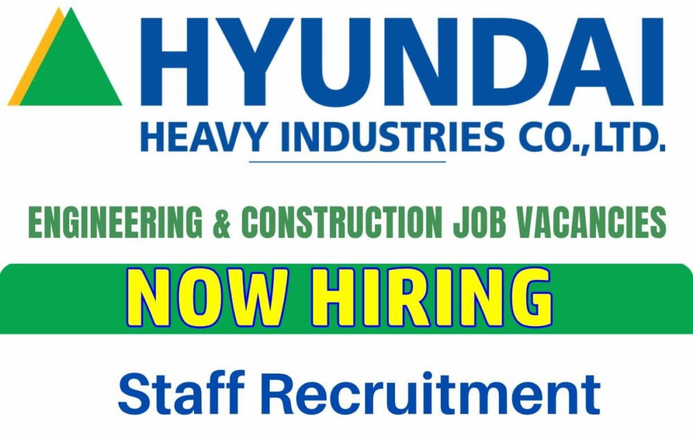 Hyundai Engineering Jobs Saudi Arabia, Iraq, Singapore