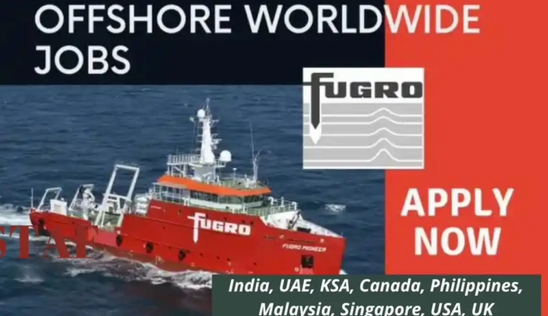 Fugro Offshore Vacancy: Singapore, Malaysia, UK, USA, India, UAE