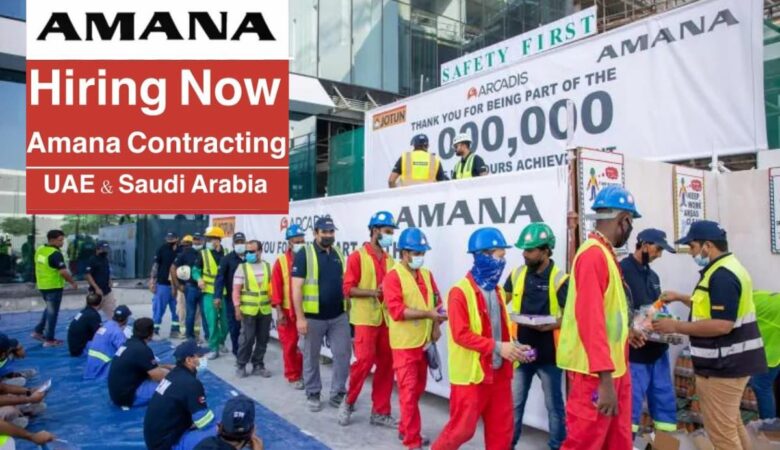 Amana Contracting Jobs:
